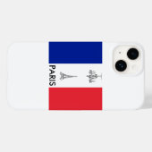Coques Case-Mate iPhone Drapeau français à thème Paris (Verso (horizontal))