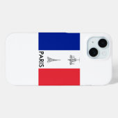 Coques Case-Mate iPhone Drapeau français à thème Paris (Verso (horizontal))