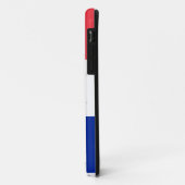 Coques Case-Mate iPhone Drapeau français et monogramme fille (Dos/Gauche)