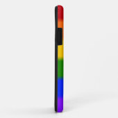 Coques Case-Mate iPhone Drapeau Gay pride arc-en-ciel plat (Dos/Droite)