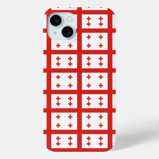 Coques Case-Mate iPhone Drapeau Georgia Sakartvelo motif (Verso)