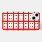 Coques Case-Mate iPhone Drapeau Georgia Sakartvelo motif (Verso (horizontal))