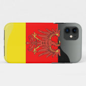 Coques Case-Mate iPhone Drapeau glacé allemand (Dos (Horizontal))