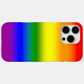 Coques Case-Mate iPhone Drapeau Gradient LGBTQ+ Rainbow Pride - Drapeau Ra (Verso (horizontal))