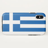 Coques Case-Mate iPhone Drapeau grec (Dos (Horizontal))