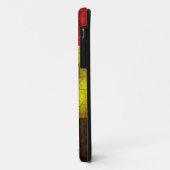 Coques Case-Mate iPhone Drapeau Grunge Belgique (Dos/Gauche)