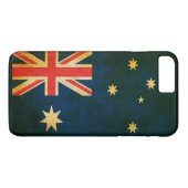 Coques Case-Mate iPhone Drapeau Grunge d'Australie (Dos (Horizontal))
