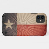 Coques Case-Mate iPhone Drapeau grunge frais du Texas (Dos (Horizontal))