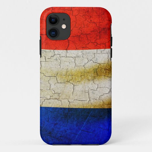 Coques Case-Mate iPhone Drapeau Grunge France (Dos)