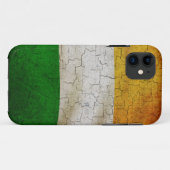 Coques Case-Mate iPhone Drapeau Grunge Irlande (Dos (Horizontal))