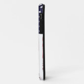 Coques Case-Mate iPhone Drapeau grunge patriotique américain (Dos/Gauche)