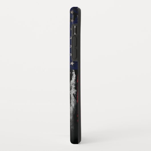 Coques Case-Mate iPhone Drapeau Grunge U.S.A (Dos/Gauche)