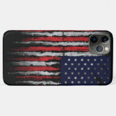 Coques Case-Mate iPhone Drapeau Grunge U.S.A (Dos (Horizontal))