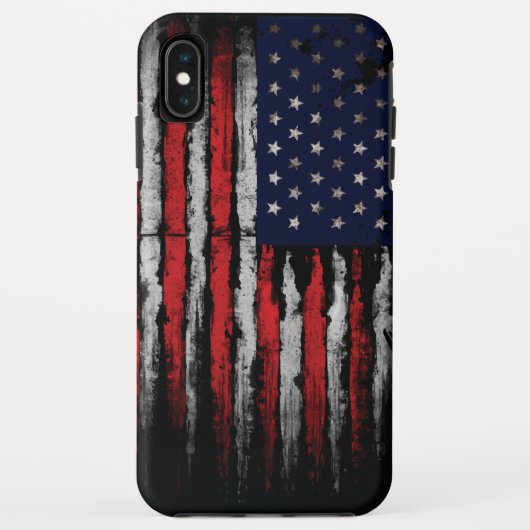 Coques Case-Mate iPhone Drapeau Grunge U.S.A (Dos)
