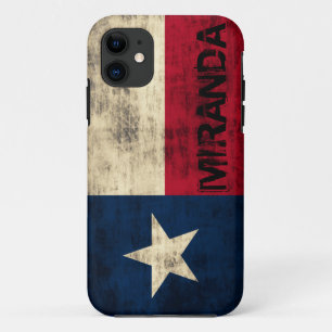 Case-Mate iPhone Case Drapeau grunge vintage de Personalzied du Texas