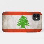 Coques Case-Mate iPhone Drapeau Grungy Lebanon (Dos (Horizontal))