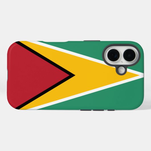 Coques Case-Mate iPhone Drapeau Guyana (Verso (horizontal))