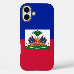 Coques iPhone 16 Plus Drapeau haïtien