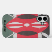 Coques Case-Mate iPhone Drapeau Harambe vintage Kenya (Verso (horizontal))