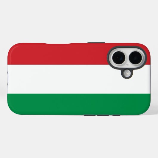 Coques Case-Mate iPhone Drapeau Hongrie (Verso (horizontal))