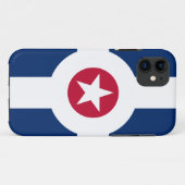 Coques Case-Mate iPhone Drapeau IMPRIMÉ d'Indianapolis (Dos (Horizontal))
