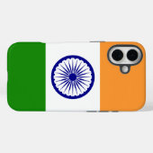 Coques Case-Mate iPhone Drapeau indien (Verso (horizontal))