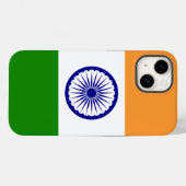 Coques Case-Mate iPhone Drapeau indien (Verso (horizontal))