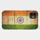 Coques Case-Mate iPhone Drapeau indien en bois (Dos (Horizontal))