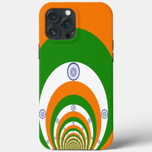 Coques Case-Mate iPhone Drapeau indien Kaleidoscope : Unité et patriotisme (Verso)