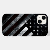 Coques Case-Mate iPhone Drapeau industriel américain patriotique (Verso (horizontal))