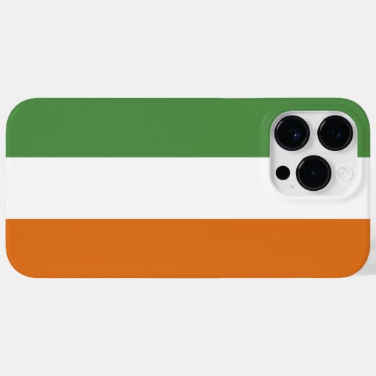 Coques Case-Mate iPhone Drapeau irlandais (Verso (horizontal))