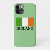 Coques Case-Mate iPhone drapeau irlandais, étiqueté, (Dos)