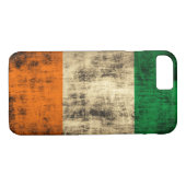 Coques Case-Mate iPhone Drapeau irlandais grunge (Dos (Horizontal))
