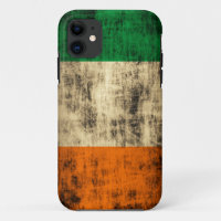 Drapeau irlandais grunge