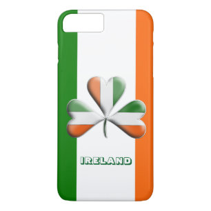 Coque Case-Mate Pour iPhone Drapeau irlandais Tri couleurs Shamrock à thème