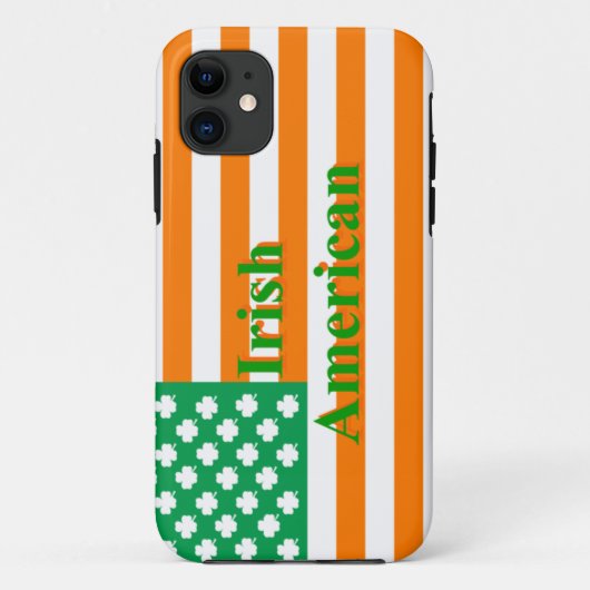 Coques Case-Mate iPhone Drapeau irlando-américain (Dos)