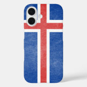 Coques Case-Mate iPhone Drapeau Islande Grunge (Verso)
