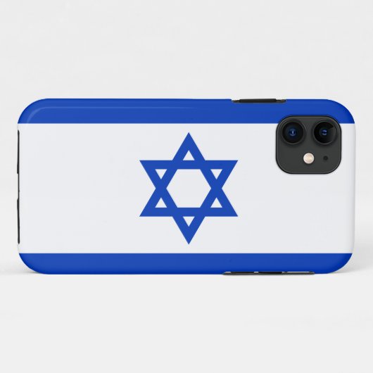 Coques Case-Mate iPhone Drapeau Israël (Dos (Horizontal))