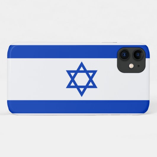 Coques Case-Mate iPhone Drapeau Israël (Dos (Horizontal))