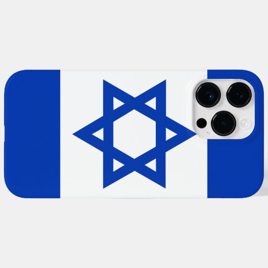 Coques Case-Mate iPhone Drapeau Israël (Verso (horizontal))