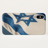 Coques Case-Mate iPhone Drapeau israélien (Dos (Horizontal))