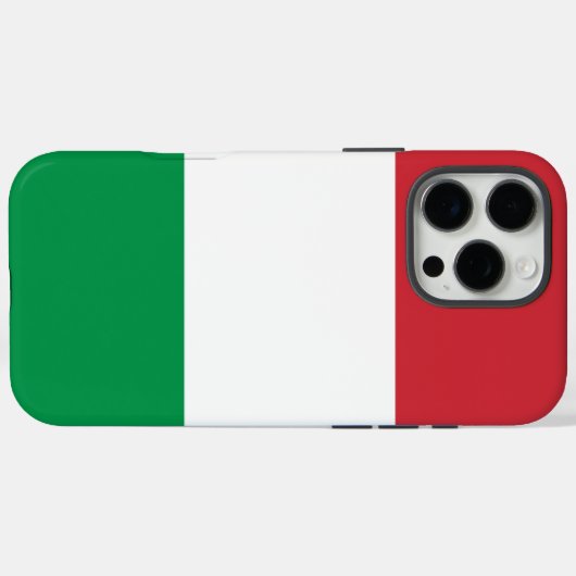 Coques Case-Mate iPhone Drapeau Italie (Verso (horizontal))