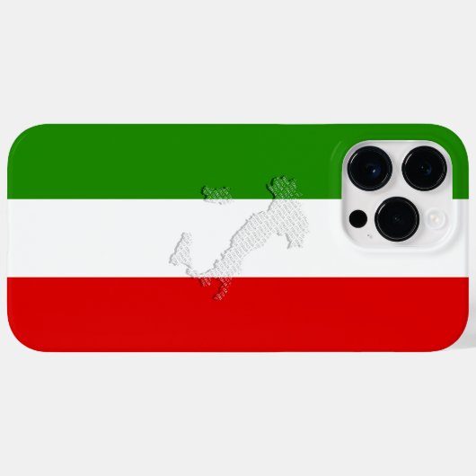 Coques Case-Mate iPhone Drapeau italien (Verso (horizontal))