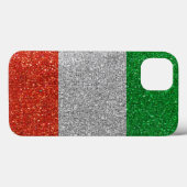 Coques Case-Mate iPhone Drapeau italien de l'Italie Parties scintillant Co (Verso (horizontal))