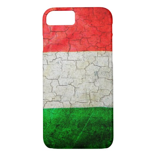 Coques Case-Mate iPhone Drapeau italien fissuré (Dos)