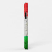 Coques Case-Mate iPhone Drapeau italien fissuré (Dos/Droite)