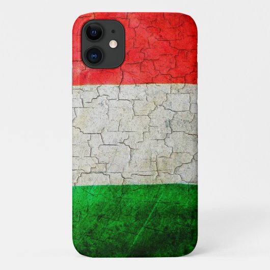 Coques Case-Mate iPhone Drapeau italien fissuré (Dos)