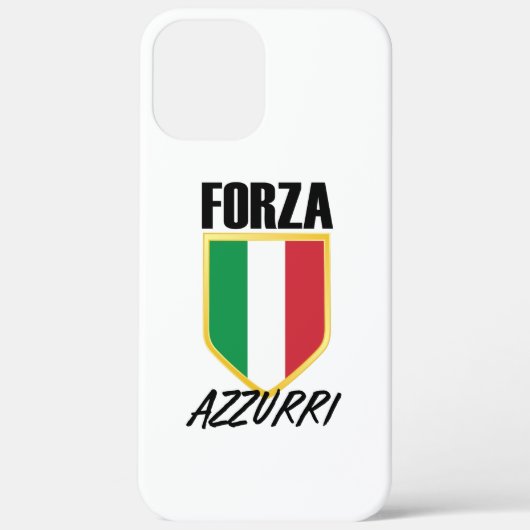 Coques Case-Mate iPhone Drapeau italien Forza Azzurri (Verso)