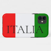 Coques Case-Mate iPhone Drapeau italien grande ITALIE (Dos (Horizontal))