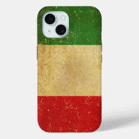 Drapeau italien vintage grunge